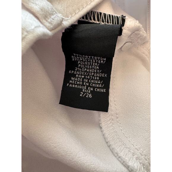 New 1822 DENIM Women's White Butter Ankle Skinny Jeans Size 2/26 - Picture 5 of 5